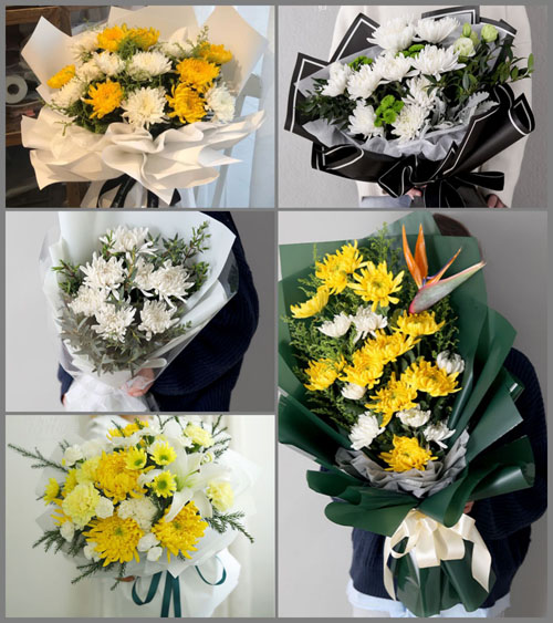 安徽亳州市蒙城县板桥集镇方刘村白事花束代送